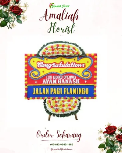 Bunga Papan Congratulation di Tanjung Uma